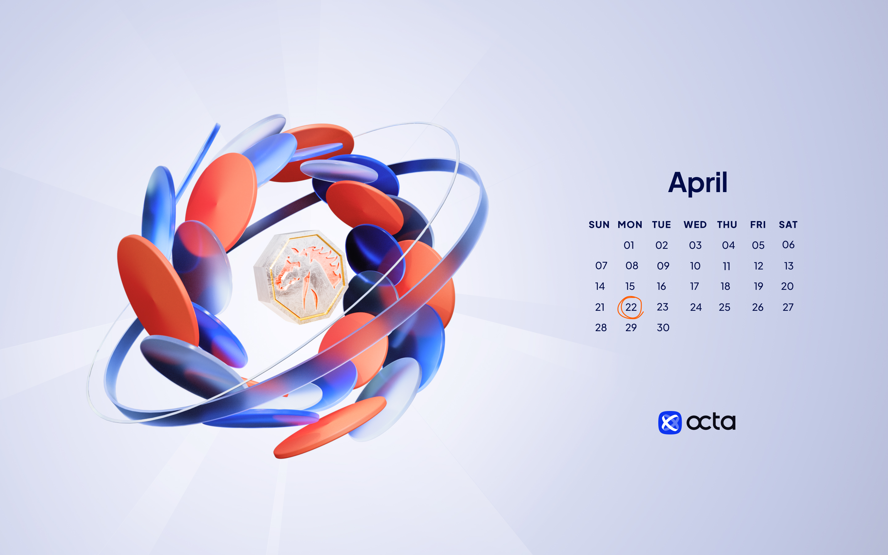 April 2024 wallpaper set